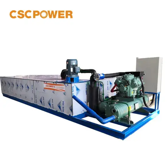 Máy làm đá khối hiệu suất cao 15 tấn phục vụ ngành hải sản