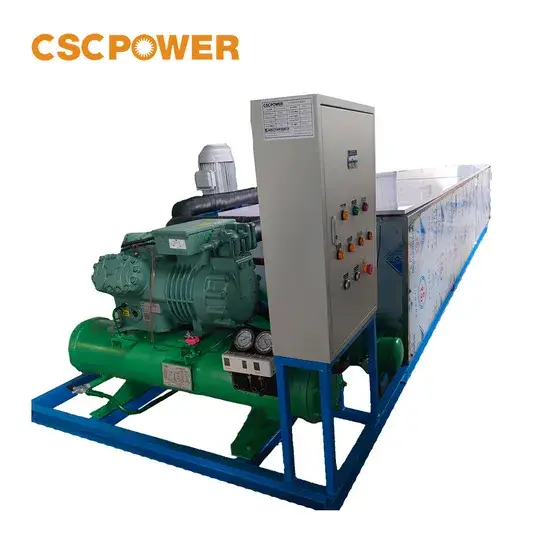 Máy làm đá khối hiệu suất cao 15 tấn phục vụ ngành hải sản