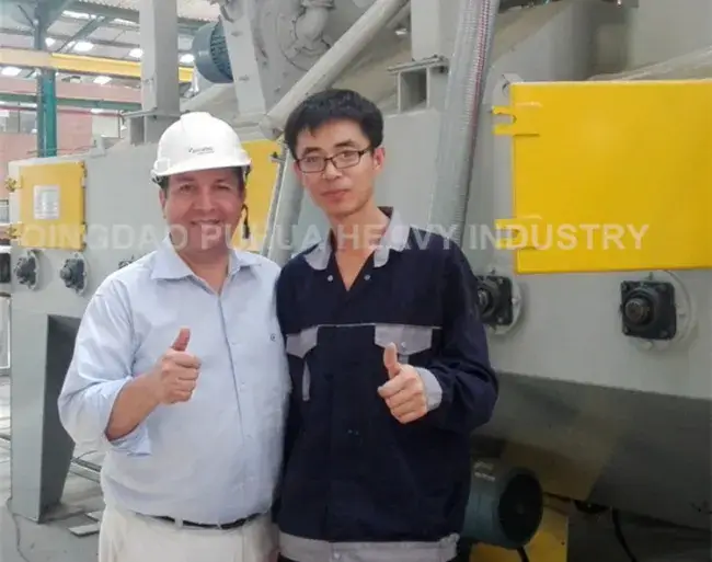 Máy làm sạch bi thép đến từ Thanh Đảo Phú Hoa với hiệu suất vượt trội hình ảnh 20-description