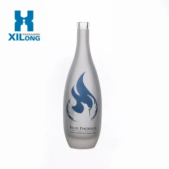Bình Thủy Tinh 50ml Được In Đen Cao Cấp Dùng Cho Rượu Gin