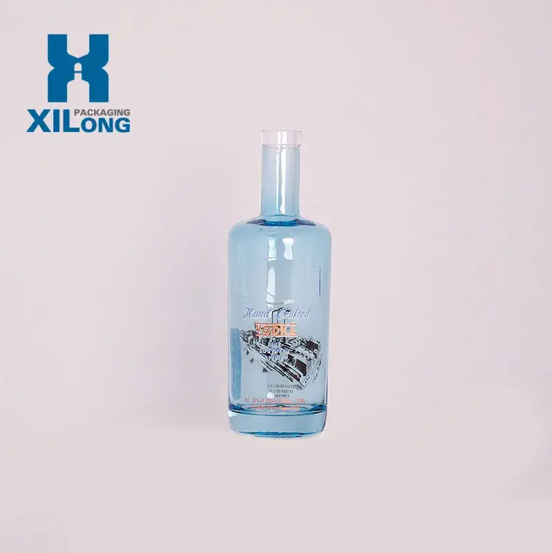 Bình Thủy Tinh 50ml Được In Đen Cao Cấp Dùng Cho Rượu Gin