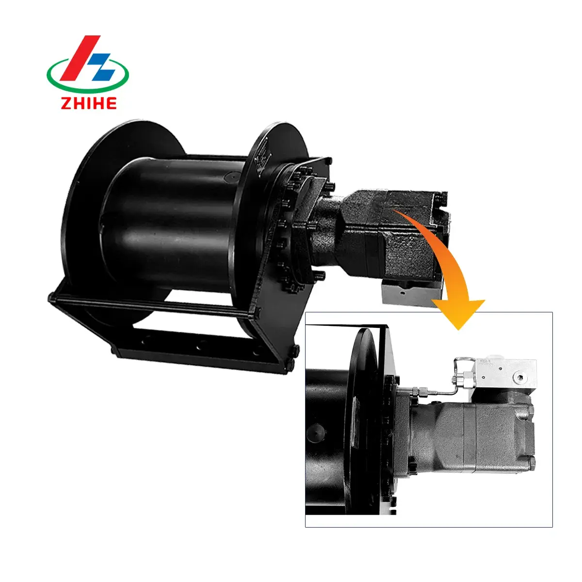 Tời thủy lực với hộp số hành tinh: mang tải cao và ứng dụng cần cẩu