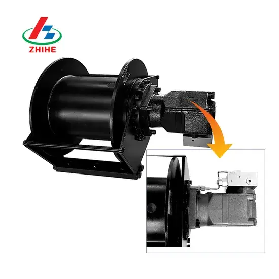 Tời thủy lực với hộp số hành tinh: mang tải cao và ứng dụng cần cẩu