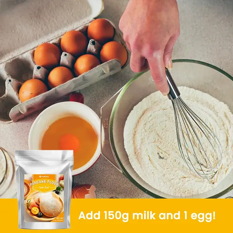 Bột bánh pancake chứa nhiều protein, phù hợp với chế độ ăn keto, dễ dàng và nhanh chóng
