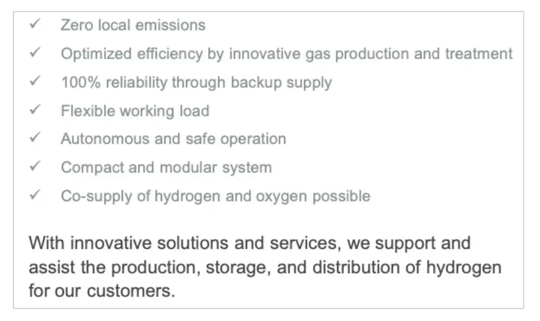 Khí hydro tinh khiết cao từ nhà máy sản xuất bằng phương pháp điện phân nước kiềm hình ảnh 20-description