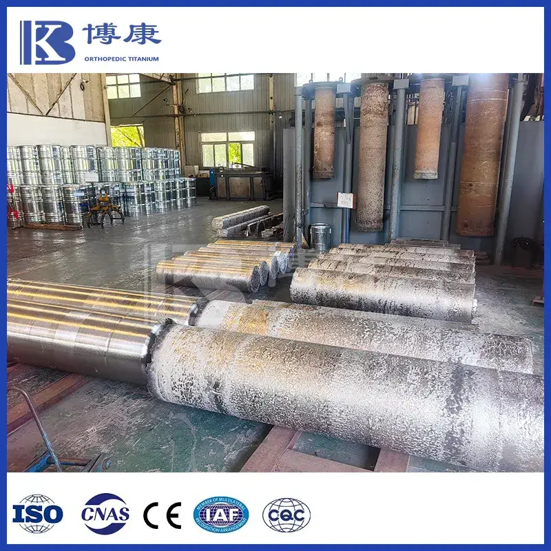 Sản phẩm titan chất lượng cao, đạt tiêu chuẩn CE cho phôi và thanh titan công nghiệp
