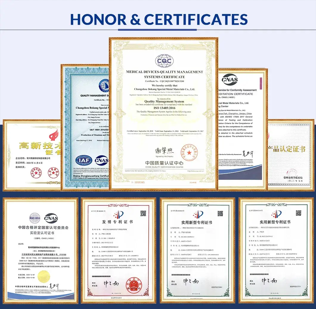 Sản phẩm titan chất lượng cao, đạt tiêu chuẩn CE cho phôi và thanh titan công nghiệp hình ảnh 26-description