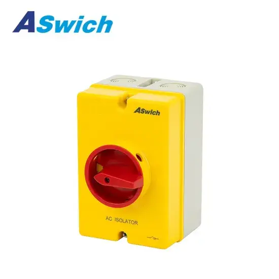 Công Tắc Xoay Chất Lượng Cao 1 Pha, 2 Pha 20A và 63A Chống Nước IP66 - Công Tắc Isolator AC Khóa