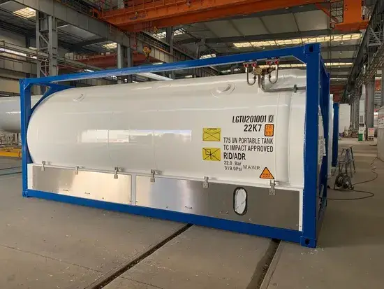 Bình ISO 20FT chứa LNG, LO2, LCO2, LAR, LN2 với tiêu chuẩn ASME cao cấp