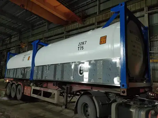 Bình ISO 20FT chứa LNG, LO2, LCO2, LAR, LN2 với tiêu chuẩn ASME cao cấp hình ảnh 1-description