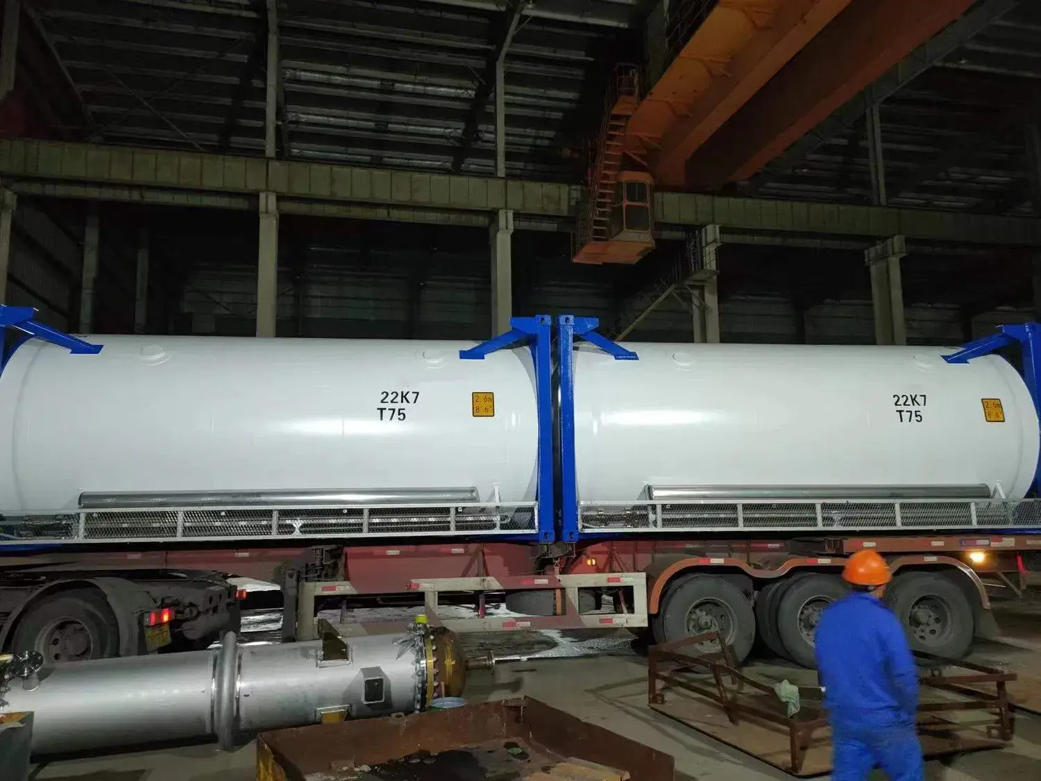 Bình ISO 20FT chứa LNG, LO2, LCO2, LAR, LN2 với tiêu chuẩn ASME cao cấp