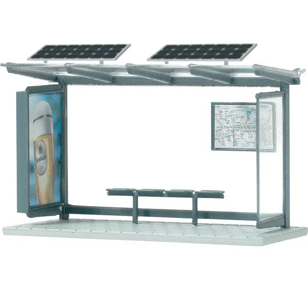 Bến xe buýt đạt chuẩn cao cấp với đèn hỗ trợ hiệu quả