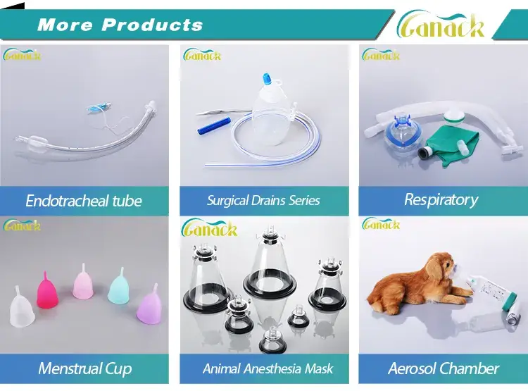 Bộ phun khí chất lượng cao cho thú y, bộ phun PVC kèm mặt nạ silicone hình ảnh 20-description