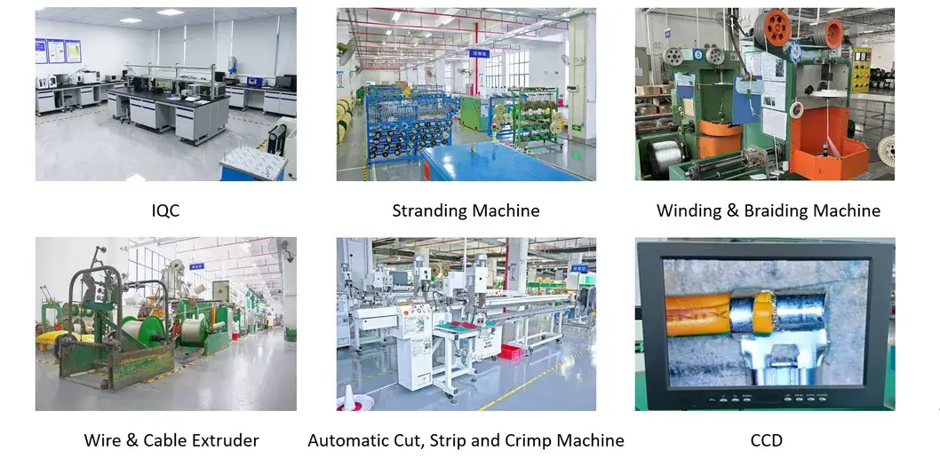 Bộ dây điện lắp ráp cáp tùy chỉnh chất lượng cao đạt tiêu chuẩn ISO9001 3c UL phục vụ ngành Công nghiệp hình ảnh 12-description