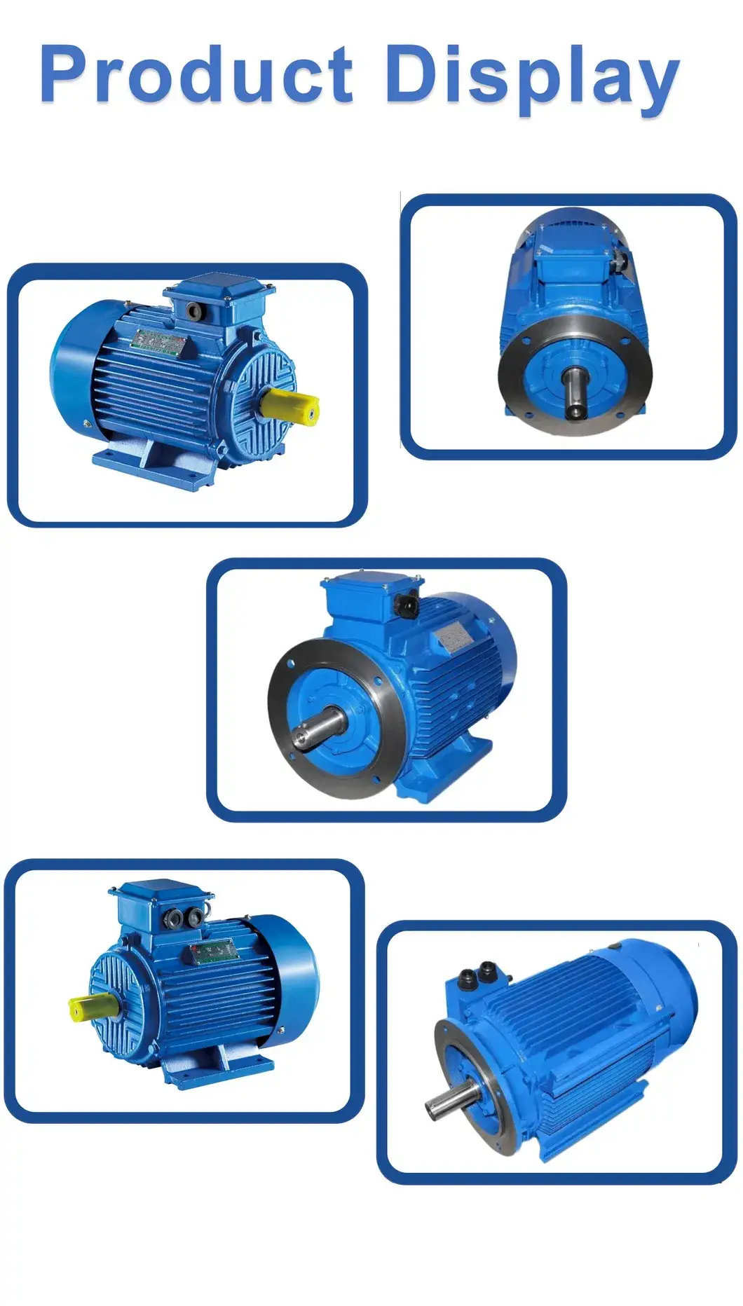 Động cơ điện xoay chiều ba pha công nghiệp mạnh mẽ 400kw 380/660V hình ảnh 12-description