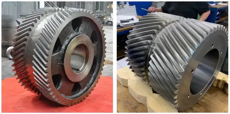 Bánh răng thép rèn cho máy nghiền: sản phẩm chất lượng cho hệ truyền động hình ảnh 16-description