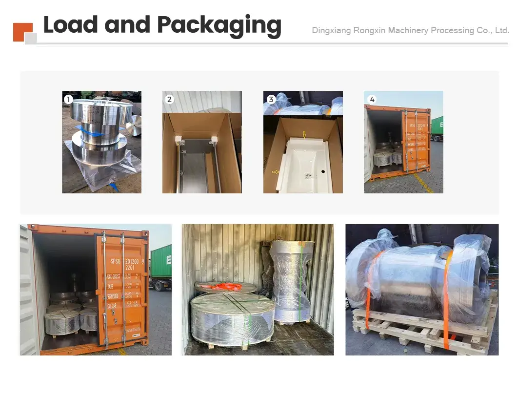 Bánh xe thu hoạch chất lượng cao dành cho trục máy xúc - Phụ tùng máy móc nông nghiệp được sản xuất từ rèn hình ảnh 17-description