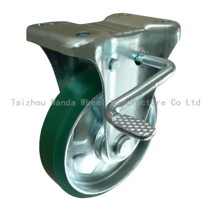 Bàn làm việc cao cấp với bánh xe xoay PU và phanh khóa tổng (ISO) - giảm độ ồn