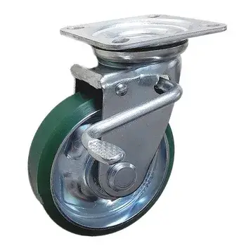 Bàn làm việc cao cấp với bánh xe xoay PU và phanh khóa tổng (ISO) - giảm độ ồn