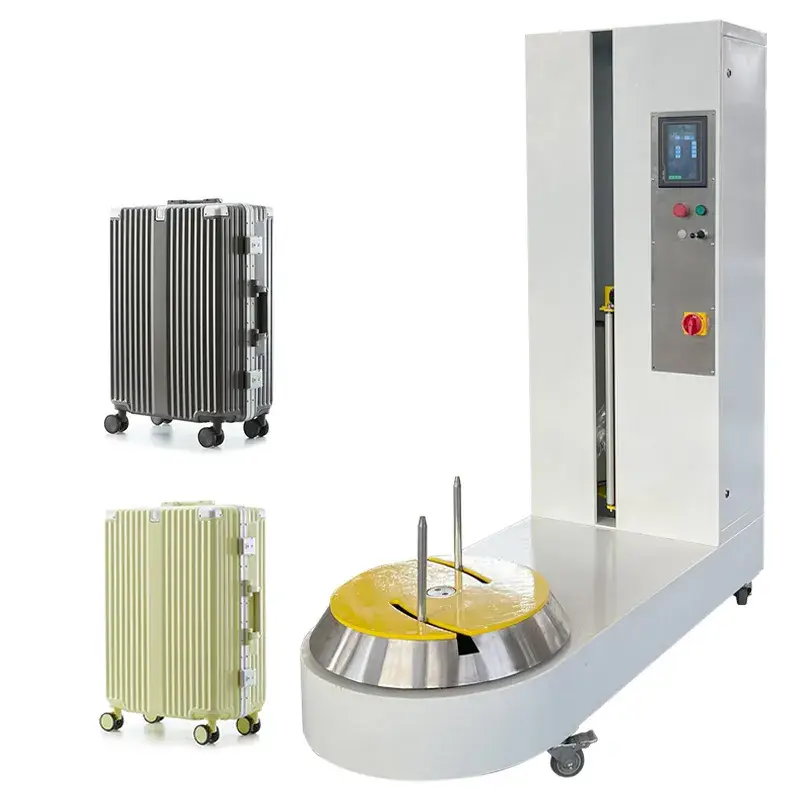 Máy quấn màng co hành lý chất lượng tốt, phục vụ hiệu quả cho việc đóng gói