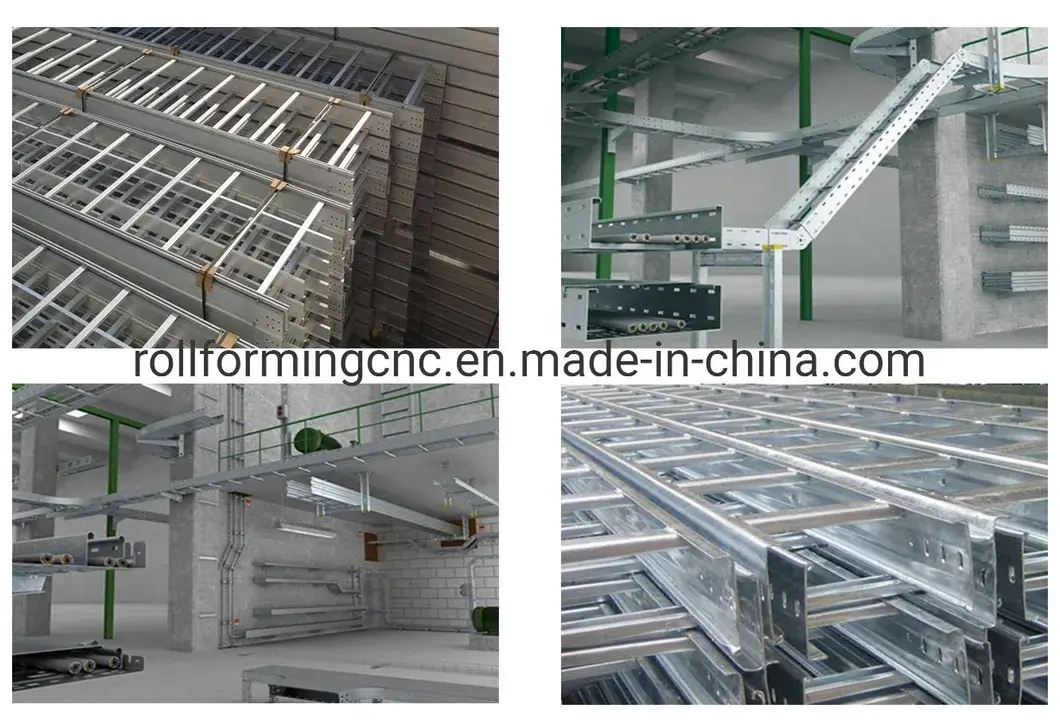 Máy tạo hình cuộn khay cáp thép cầu kim loại chất lượng cao - Giải pháp sản xuất hiệu quả hình ảnh 13-description