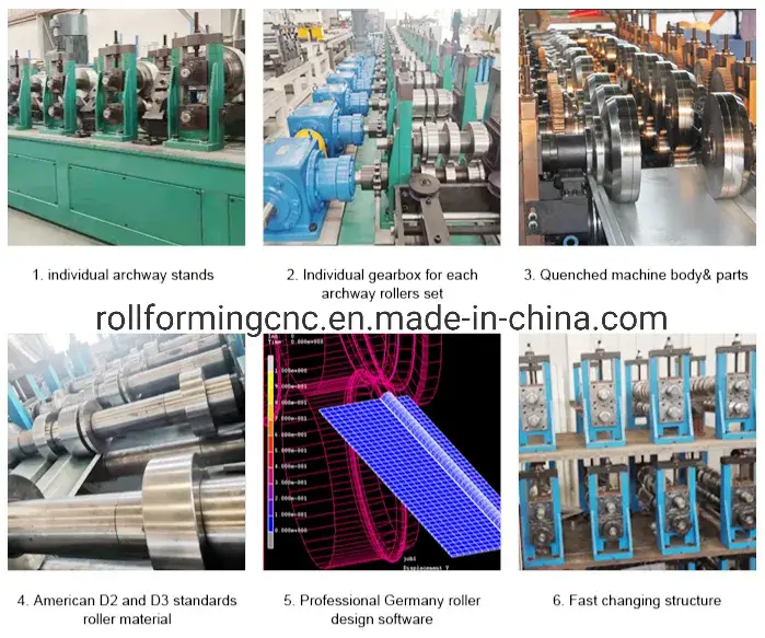 Máy tạo hình cuộn khay cáp thép cầu kim loại chất lượng cao - Giải pháp sản xuất hiệu quả hình ảnh 16-description