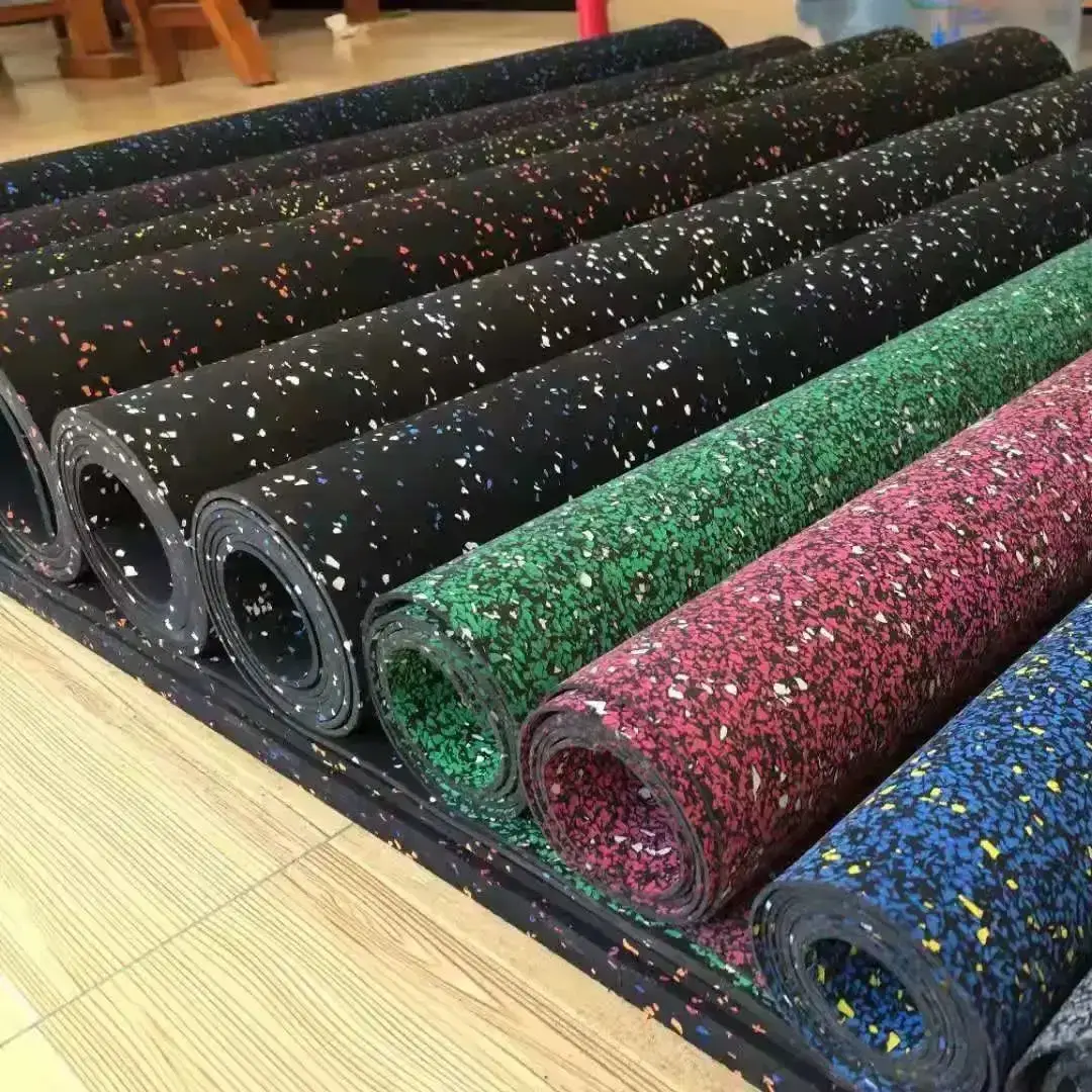 Thảm cao su chống trượt, hấp thụ sốc cao dành cho phòng tập thể dục, chống thấm nước