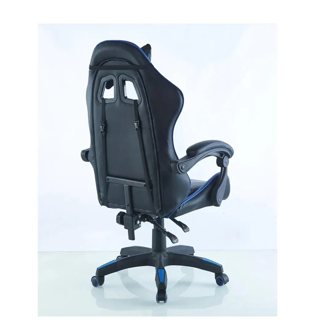 Ghế da văn phòng nhỏ, thích hợp cho người chơi game với tựa đầu chất lượng cao hình ảnh 13-description