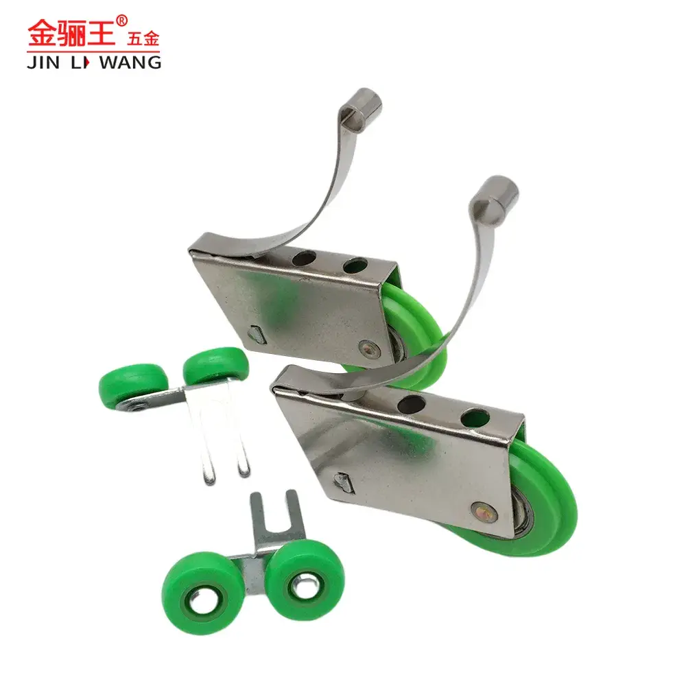 Bánh xe nhựa nylon mạ kẽm chất lượng ổn định dành cho tủ quần áo cửa trượt nội thất
