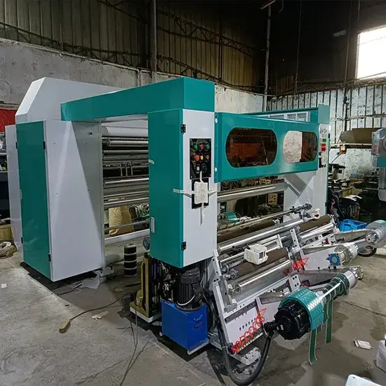 Máy cắt cuộn tự động vải không dệt, phim nhựa PE, BOPP, Pet, PVC và nhôm với tốc độ cao