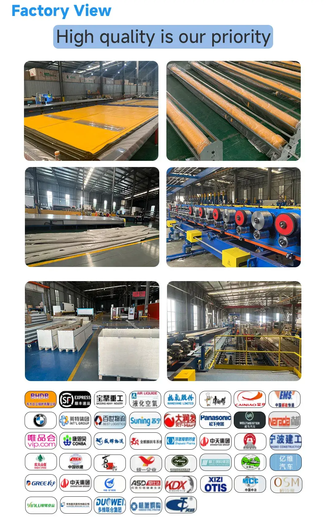 Cửa PVC xếp chồng tốc độ cao với sự đa dạng màu sắc tuỳ chỉnh hình ảnh 16-description