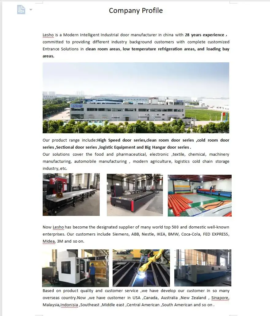 Các lợi ích của cửa cuốn xoắn tốc độ cao cho việc quản lý kho hàng hình ảnh 33-description