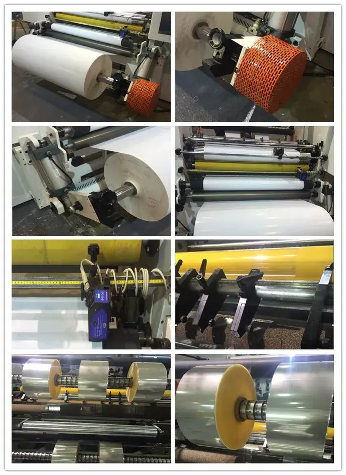 Máy cắt và cuốn tốc độ cao dành cho sản phẩm phim, giấy, nhãn và foil dập hình ảnh 14-description