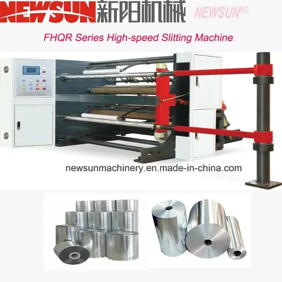 Máy cắt và cuốn tốc độ cao dành cho sản phẩm phim, giấy, nhãn và foil dập hình ảnh 1-description