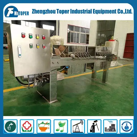Máy lọc ép bùn chịu được nhiệt độ cao mà không bị hỏng