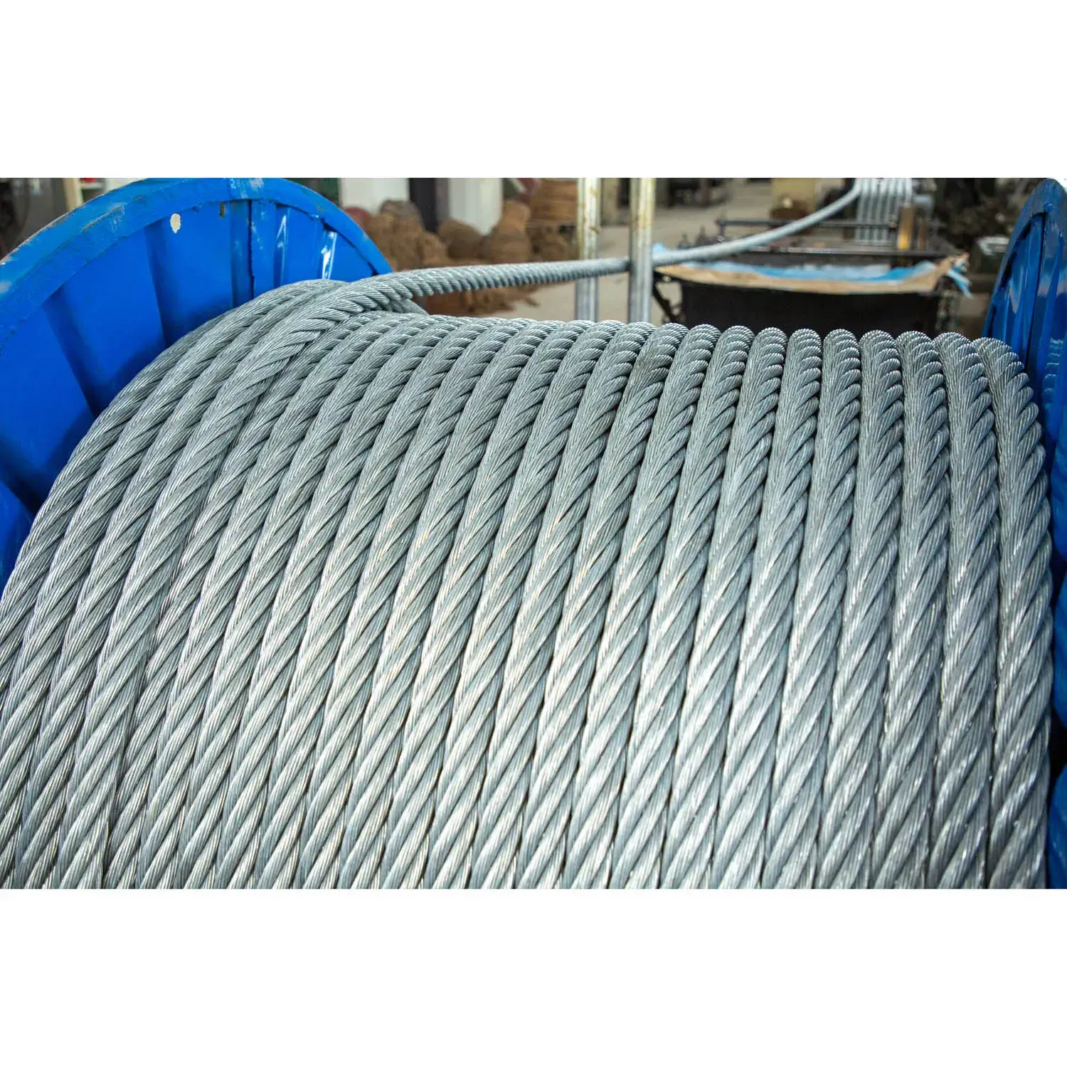 Dây cáp thép hàng hải chất lượng cao với cấu trúc 6*36ws+Iwrc, chịu lực tốt