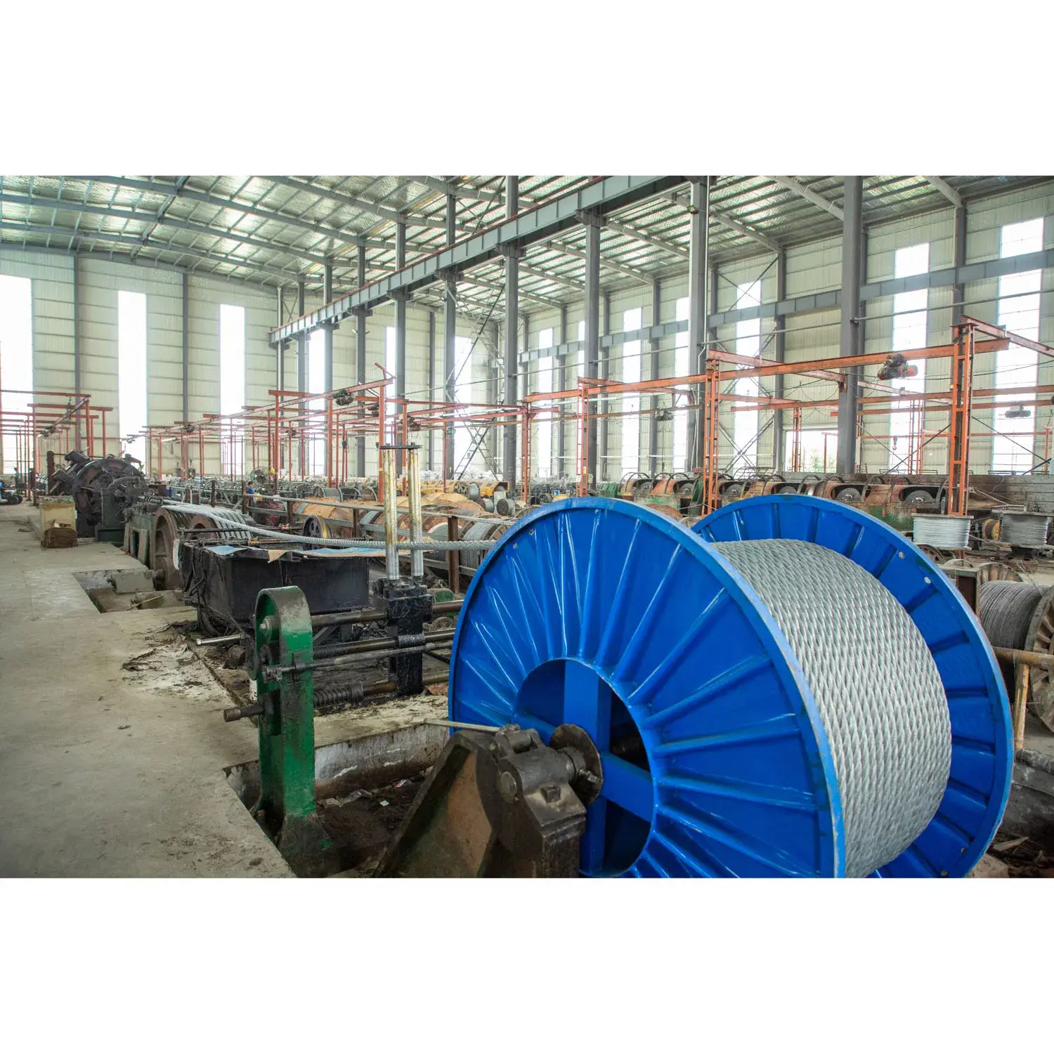 Dây cáp thép hàng hải chất lượng cao với cấu trúc 6*36ws+Iwrc, chịu lực tốt