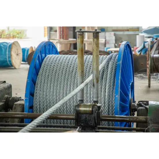 Dây cáp thép hàng hải chất lượng cao với cấu trúc 6*36ws+Iwrc, chịu lực tốt