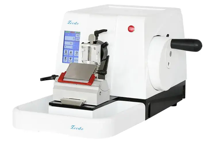 Máy kiểm tra mô bệnh học tự động Hisure cắt vi mô xoay hoàn toàn mới