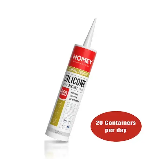 Keo silicone đa năng chống nước màu đen của thương hiệu Homey