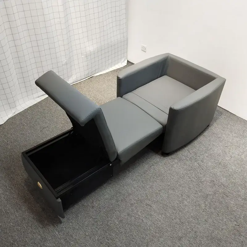 Giường sofa kéo ra có khung kim loại, thiết kế gập lại, đi kèm giường đơn cho bệnh viện được đề xuất từ nhà cung cấp này