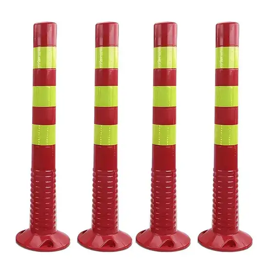 Sản phẩm cột phân cách giao thông linh hoạt mùa xuân nhiệt độ, tháo rời