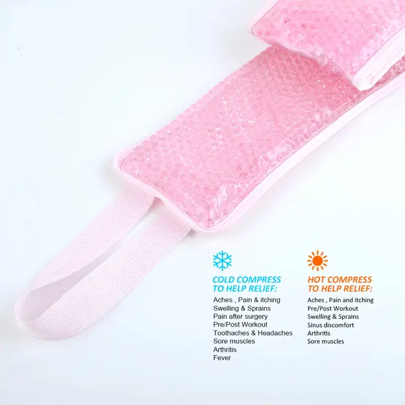 Gói điều trị gel nóng lạnh với lớp bọc nhung mềm mại