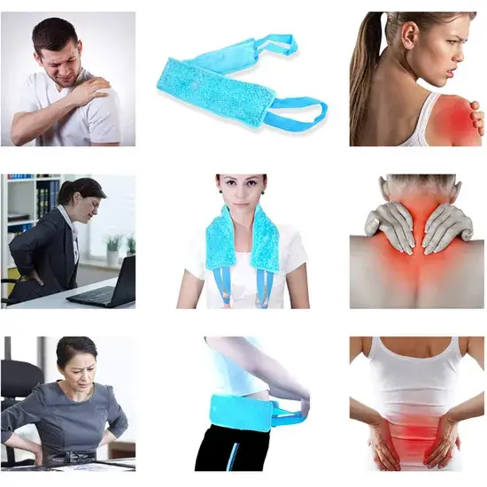 Gói điều trị gel nóng lạnh với lớp bọc nhung mềm mại