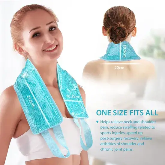 Gói điều trị gel nóng lạnh với lớp bọc nhung mềm mại