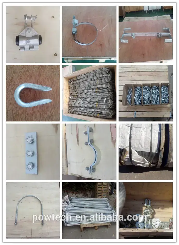 Bộ kẹp dây cáp hình U làm từ thép mạ kẽm, chịu nhiệt độ cao hình ảnh 14-description