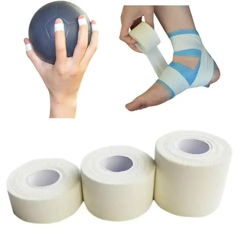 Băng dính đắp thể thao từ chất liệu vải cotton trắng, keo nóng chảy oxy kẽm