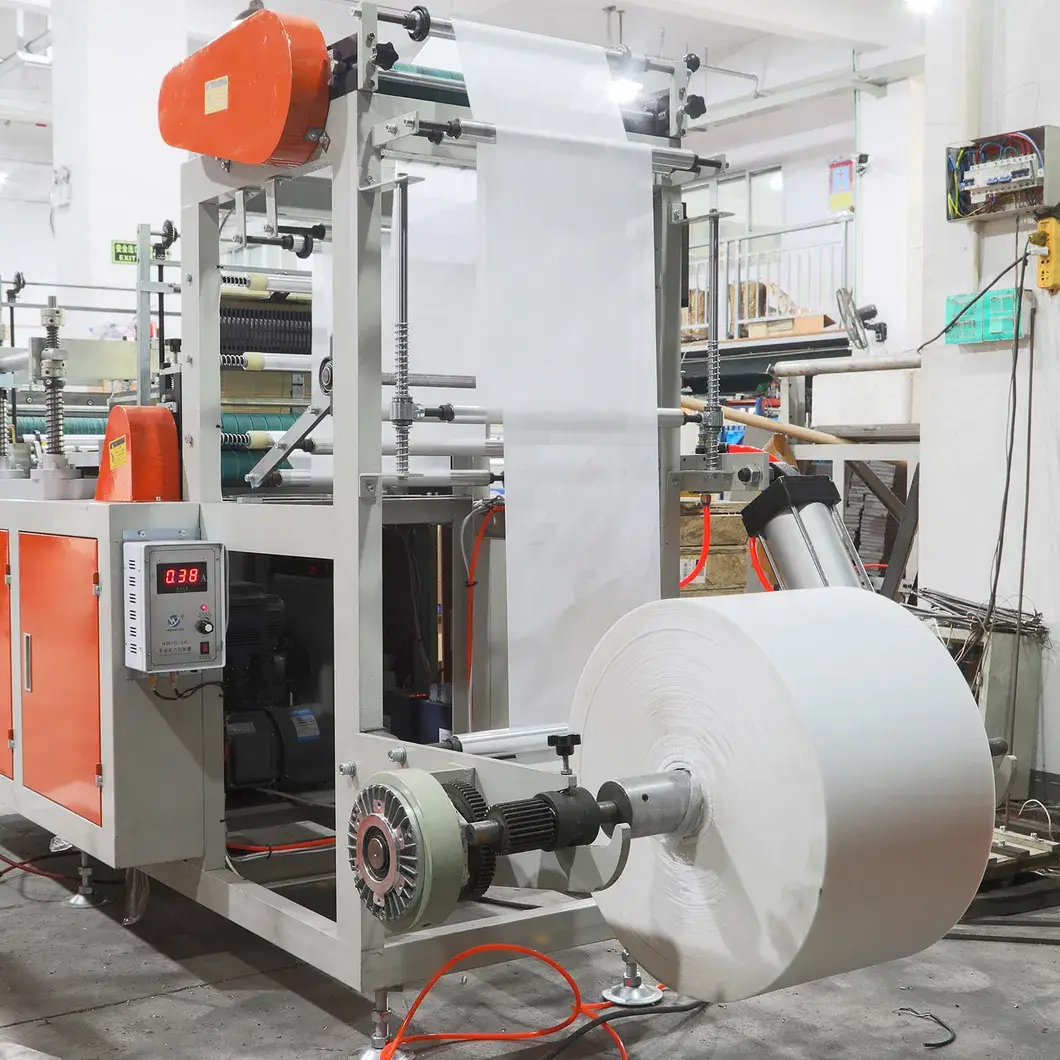 Máy sản xuất găng tay nhựa tự động với hiệu suất cao, sản phẩm đa lớp phổ biến hình ảnh 17-description