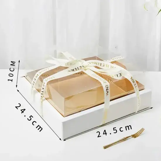 Hộp đựng bánh ngọt trong suốt phổ biến dành cho cupcake và đồ ăn nhẹ