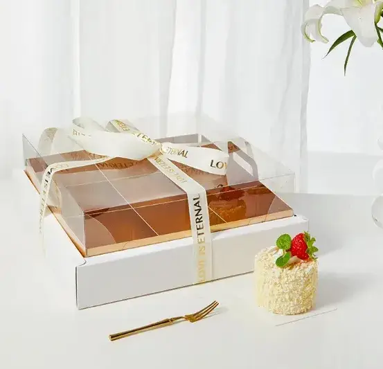 Hộp đựng bánh ngọt trong suốt phổ biến dành cho cupcake và đồ ăn nhẹ hình ảnh 15-description